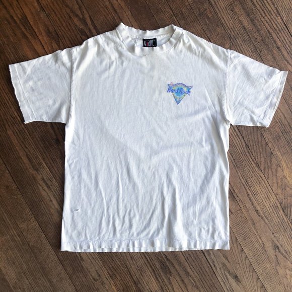 Vintage Destroyed 1993 Hard Rock Cafe Malibu Tee - Picture 2 of 8